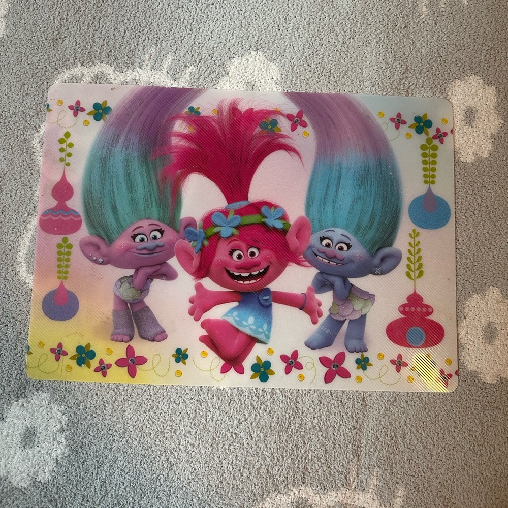 Walmart: Kids Trolls Placemat for Food / Painting etc.